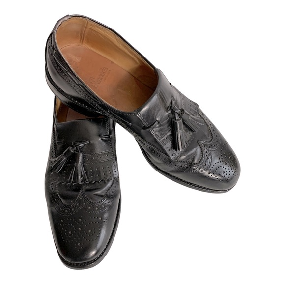 Allen Edmonds Other - Allen Edmonds Arlington Black Leather Shoes Sz 9 1/2